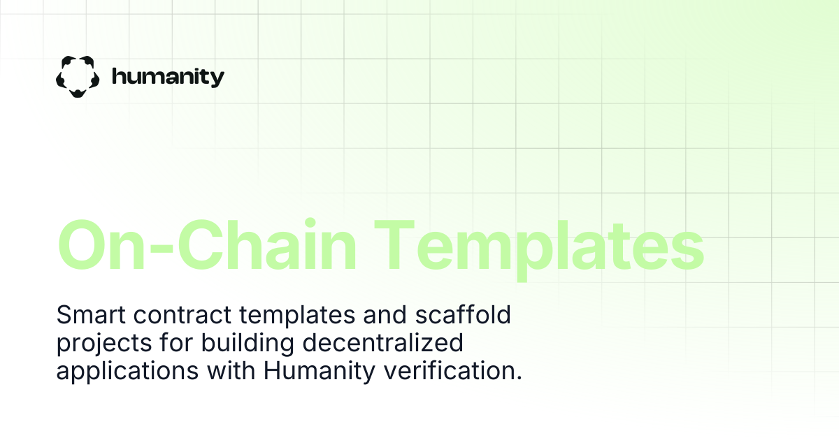On-Chain Templates | Humanity Docs